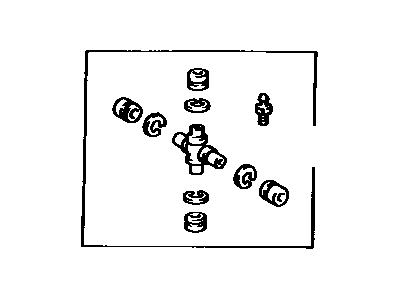 Spider Kit, Universal Joint 1984-2012 Toyota 0437136030