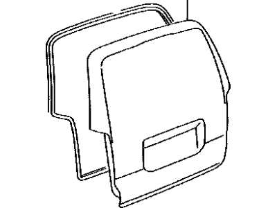 Weatherstrip, Back Door 2003-2009 Toyota 4Runner 6788135030