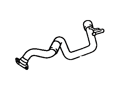 Exhaust Tail Pipe Assembly 1996-2002 Toyota 4Runner 1740562030