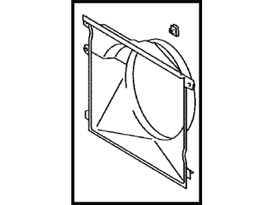 SHROUD, Fan 2010-2017 Toyota 4Runner 1671131490