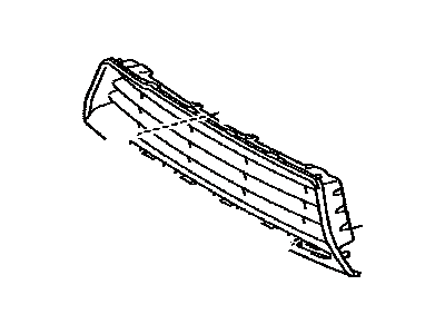 Lower Radiator Grille No.1 2007-2009 Toyota 4Runner 5310235030