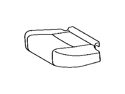 Rear Seat Cover Sub-Assembly 2019-2024 Toyota 4Runner 7107635681C1