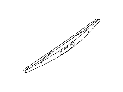 Rear Window Wiper Blade Assembly 2009-2023 Nissan 287901FA0A