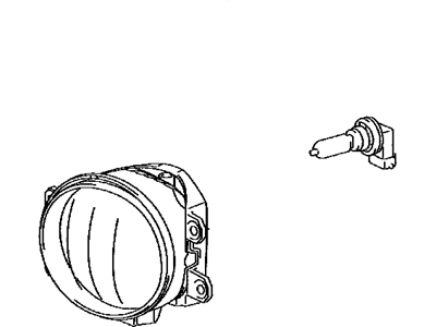 Lamp Assembly, Fog, LH 2010-2015 Toyota 812200W040