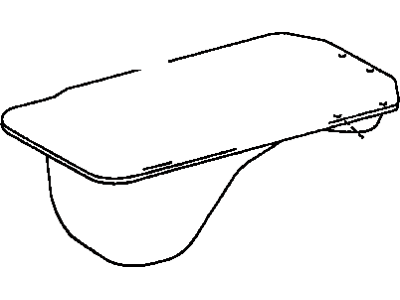 Pan Sub-Assembly, Oil 1995-2004 Toyota 1210175050