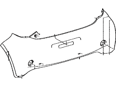 Cover, Rear Bumper L/P 2013-2024 Toyota 4Runner 5215935923