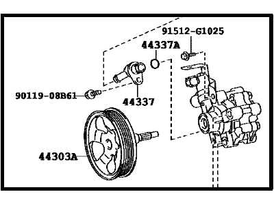 Pump Assembly, VANE 2013-2021 Toyota 4Runner 4431060541