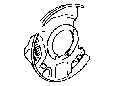 Disc Brake Dust Cover Front Left 1996-2004 Toyota 4770435101