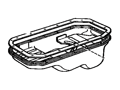 Gasket, Oil Pan 1981-1986 Toyota 1215154020
