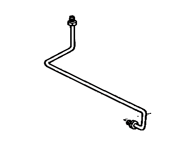 Pipe, Cooler Refrigerant Liquid, A 1996-2001 Toyota 4Runner 8872635020