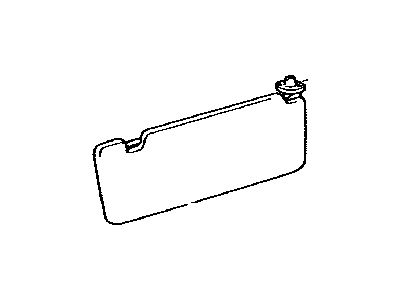 Visor Assembly, Left 2003-2005 Toyota 4Runner 7432035A00E0