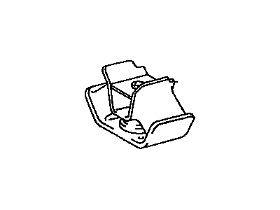 Insulator, Engine Mounting, Rear 1996-2001 Toyota 4Runner 1237162110