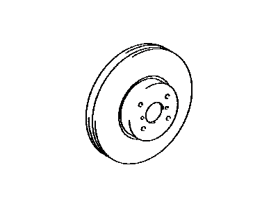 Front Disc 2003-2006 Toyota 4Runner 4351235320