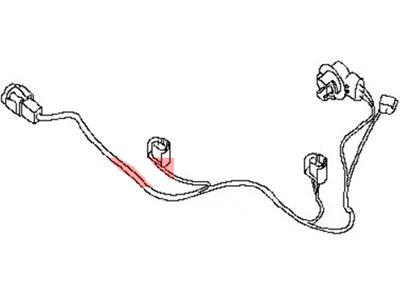 Harness Assembly - Head Lamp 2004-2005 Nissan 262427S000