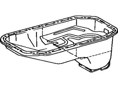 Pan Sub-Assembly, Oil 1984-1986 Toyota 1210135030