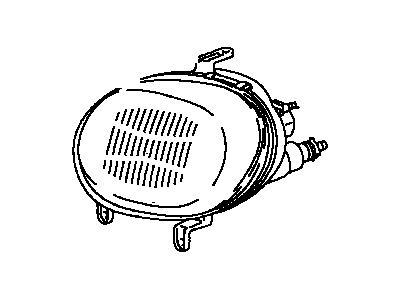 Driver Side Headlight Assembly 2005-2009 Toyota 4Runner 8117035421