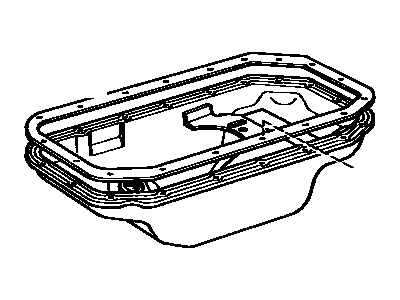 Gasket, Oil Pan 1974-1985 Toyota 1215135010
