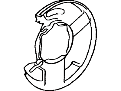 Disc Brake Dust Cover Front Left 2010-2024 Toyota 4Runner 4778260140