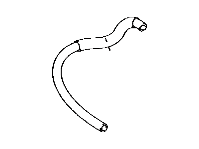 Hose, Ventilation 2003-2010 Toyota 1226231030