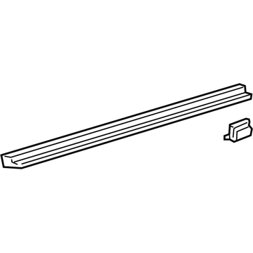 WEATHERSTRIP, Rear Door Glass 2010-2024 Toyota 4Runner 6817360060