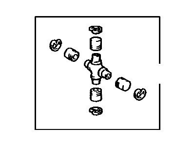 Spider Kit, Universal Joint 2000-2003 Toyota 0437135061