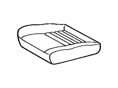 Front Seat Cushion Cover, Left(For Separate Type) 2003-2009 Toyota 4Runner 7107235210E1