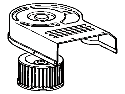 Fan Sub-Assembly, Blower 1981-1997 Toyota 8710587002