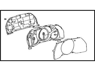 Meter Assembly, Combination 2010-2011 Toyota 4Runner 8380035J70