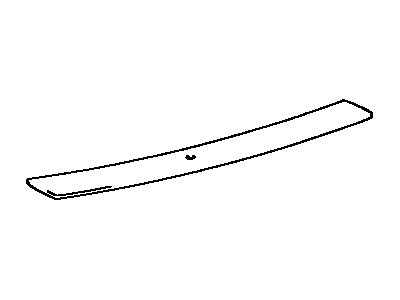 Leaf, Rear Spring 1984-1986 Toyota 4820235340