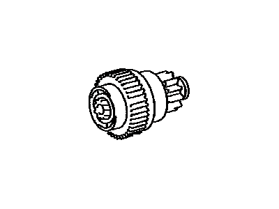 Clutch Sub-Assy, Starter 1992-2024 Toyota 2801166020