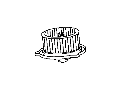 Motor Sub-Assy, Heater Blower, W/Fan 1990-1998 Toyota 8710317020