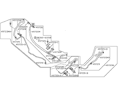 Hose ASY Pump 2004-2012 Nissan Armada 497107S000