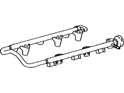 Pipe Sub-Assembly, Fuel 2009-2024 Toyota 2380731120