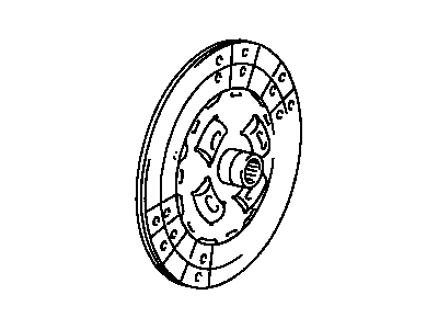 Disc Assembly, Clutch 1998-2005 Toyota 3125035352