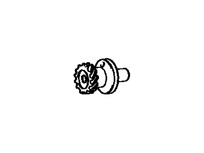 Gear, Distributor Drive 1993-1998 Toyota 1351575020
