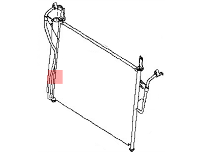 Tube Assy-Dryer & Tank 2007-2015 Nissan 53542ZQ00A