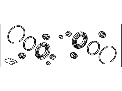 Cylinder Kit, Disc Brake, Front 1987-1995 Toyota 0447935010