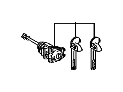 CYLINDER & KEY SET 2021-2024 Toyota 4Runner 6905235201