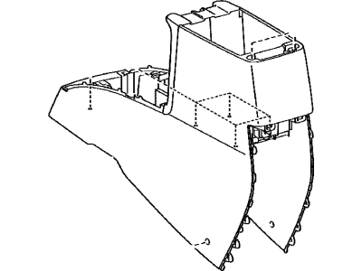 Box Assembly, Console, R 2013-2020 Toyota 4Runner 5891035280C1