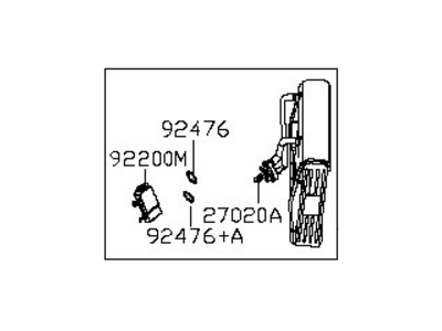 EVAPORATOR Assembly Front W/EXP Valve 2004-2015 Nissan 27280ZV00A