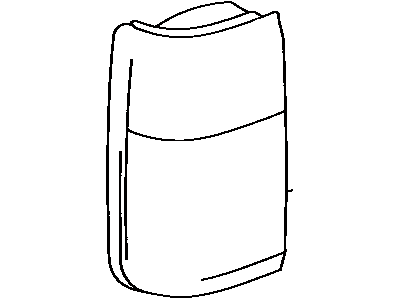 Lens, Rear Combination Lamp, RH 1989-1995 Toyota 8155189166