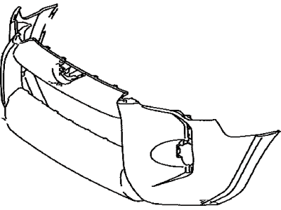 Cover, Front Bumper L/P 2013-2021 Toyota 4Runner 5211935912