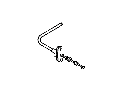 Cable Assy, Accelerator Control 1992-1995 Toyota 7818004040