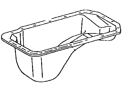 Pan Sub-Assembly, Oil 1995-2005 Toyota 1210162070