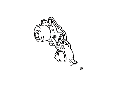 Engine Water Pump Assembly 1995-2004 Toyota 1610079255