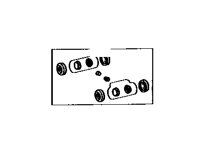 Cup Kit, Rear Wheel Cylinder 1981-2006 Toyota 0490635130