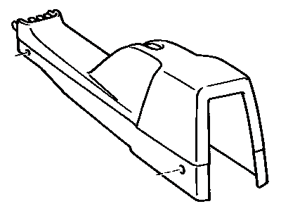 Box Sub-Assy, Console, Rear 1991-1995 Toyota 5890135050J0