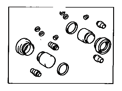 Cylinder Kit, Disc Brake, Front 1991-1998 Toyota 0447960020