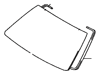 Glass, Windshield 2003-2006 Toyota 4Runner 5610135020