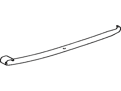 Leaf, Rear Spring 1985-1986 Toyota 4821235341